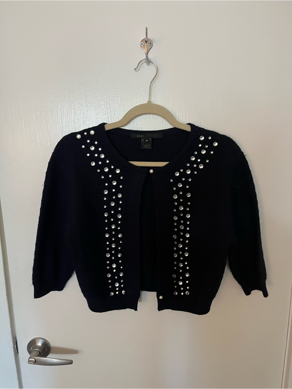 Jeweled Marc Jacobs Cropped Sweater